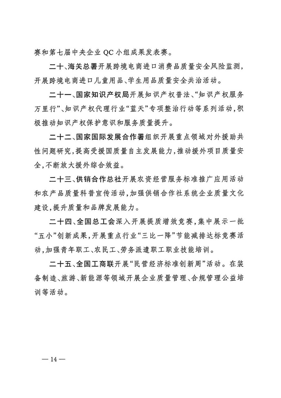 中國質(zhì)量檢驗(yàn)協(xié)會(huì)關(guān)于轉(zhuǎn)發(fā)《關(guān)于開展2024年全國“質(zhì)量月”活動(dòng)的通知》的函(質(zhì)檢協(xié)函〔2024〕116號(hào))